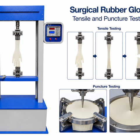 Surgical Rubber Glove Tensile and Puncture Testing
